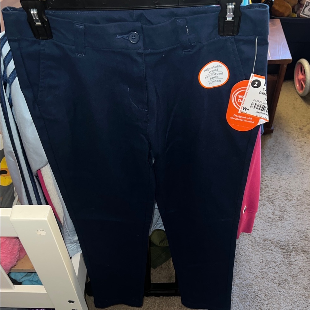 Wonder Nation Dark Blue Adjustable Pants